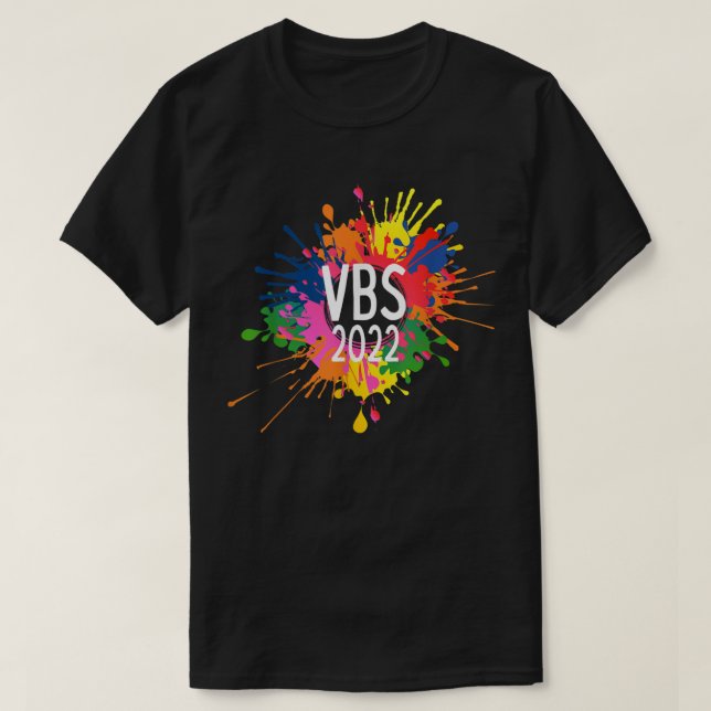 I Kärlek VBS 2022 Crew Vacation Bible School Paint T Shirt (Design framsida)
