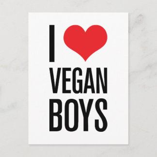 I Kärlek Vegan Boys Vykort