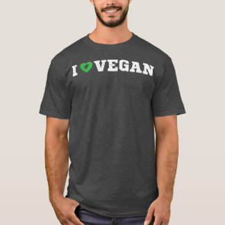 I kärlek vegan-livsstil t shirt
