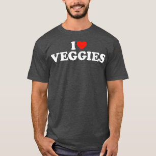 I Kärlek Veggies Funny Vegetarian I Kärlek Veggies T Shirt