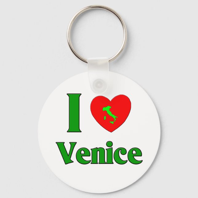 I Kärlek Venice Nyckelring (Framsida)