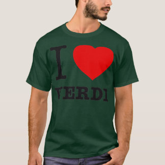 I KÄRLEK VERDI T SHIRT