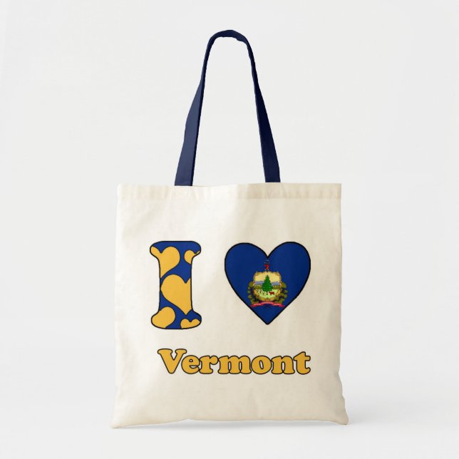 I kärlek Vermont Tygkasse (Framsidan)