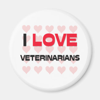 I KÄRLEK VETERINARIANER MAGNET