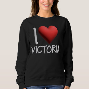 I Kärlek Victoria Namn Personlig Girl Woman Vicky T Shirt