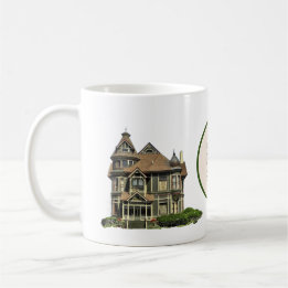 "I Kärlek Victorian Houses" Kaffe Mugg Design #1