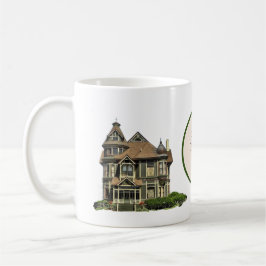 "I Kärlek Victorian Houses" Kaffe Mugg Design #1