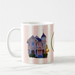 "I Kärlek Victorian Houses" Kaffe Mugg Design #6