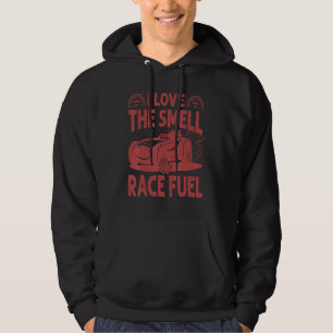 I Kärlek vid mynningen vid Tävling bränslesida Täv Hoodie