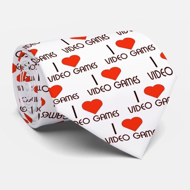 I Kärlek Video Games Tie Slips (Rullad)