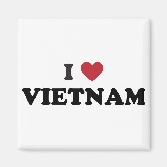 I Kärlek Vietnam Magnet (Framsidan)