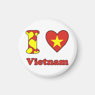 I kärlek Vietnam Magnet