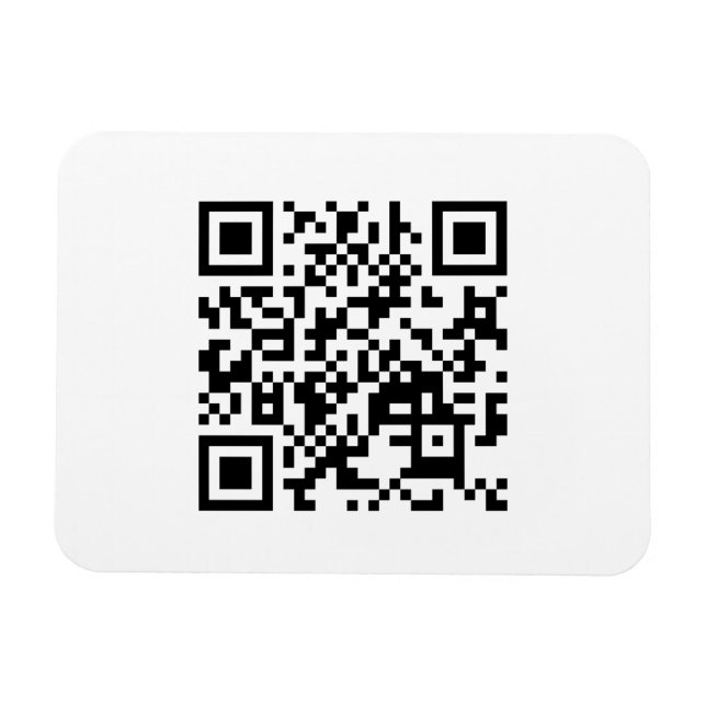 I Kärlek Vietnam (Tôi Yêu Viet Nam) Flagga QR-kod Magnet (Horisontell)