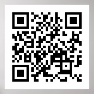 I Kärlek Vietnam (Tôi Yêu Viet Nam) Flagga QR-kod Poster