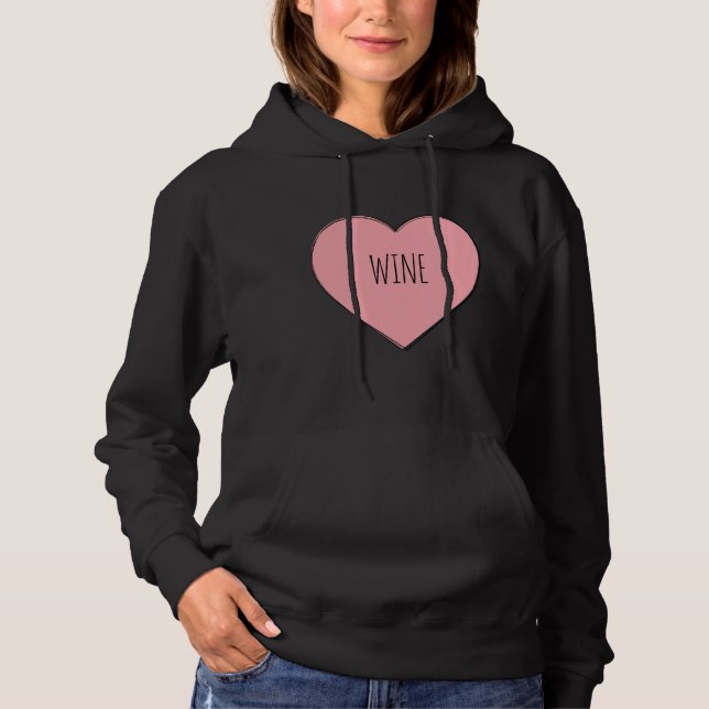 I Kärlek Vin 14 T Shirt (Framsida)