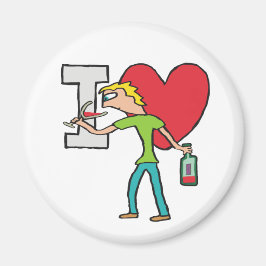 I KÄRLEK VIN MAGNET