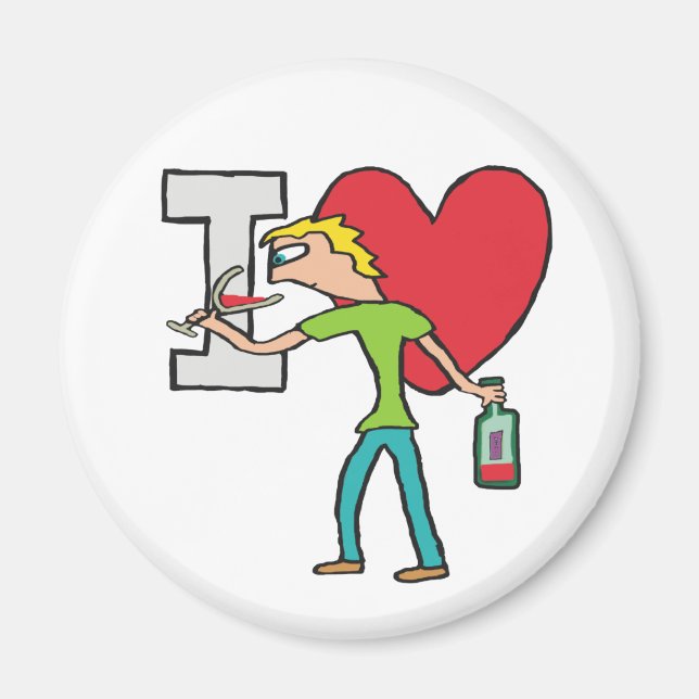 I KÄRLEK VIN MAGNET (Framsidan)