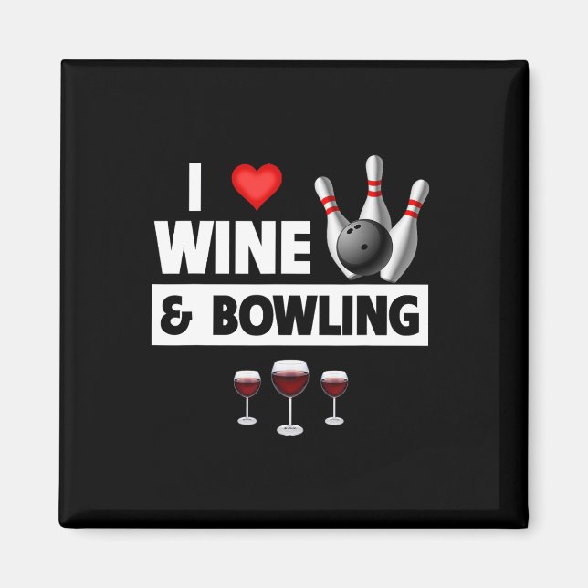 I Kärlek Vin och Bowling Byll Stift, Bowlareare St Magnet (Framsidan)