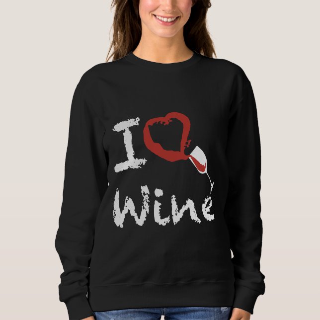 I KÄRLEK VIN T SHIRT (Framsida)