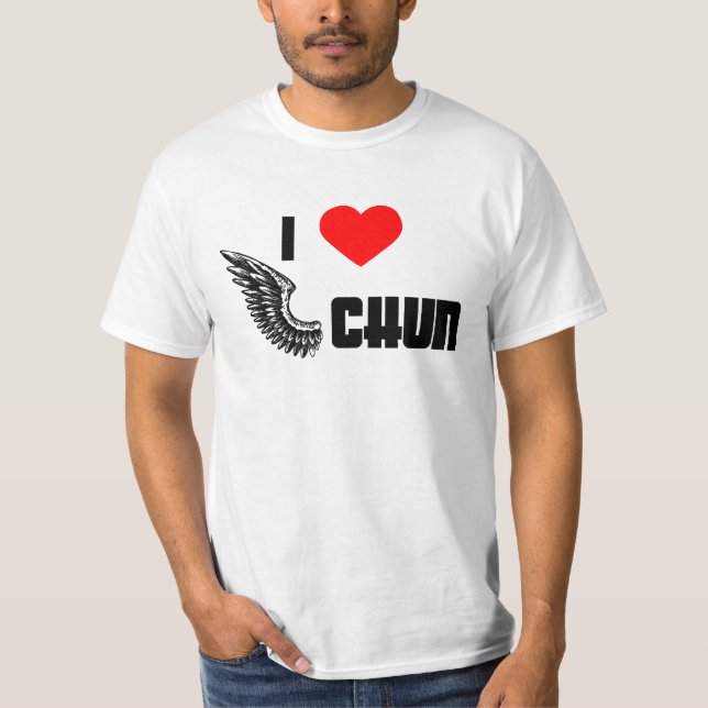 I Kärlek Vinge Chun Tröja (Framsida)