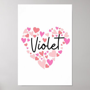 I kärlek Violet Poster