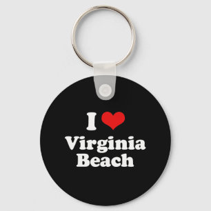 I Kärlek Virgina Beach Tshirt White Tshirt Nyckelring