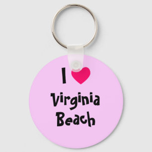 I Kärlek Virginia Beach Nyckelring
