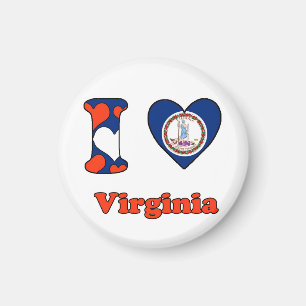 I kärlek Virginia Magnet