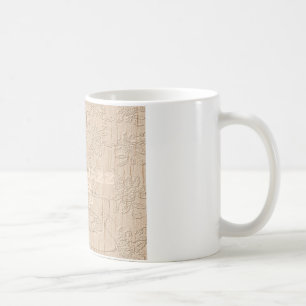 I kärlek-virke som går på brunn Hakuna Matata Kaffemugg