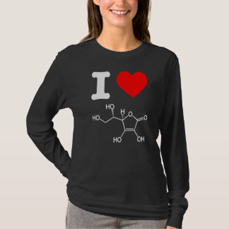 I Kärlek Vitamin C Skinkare Ingredienser Acne Chem T Shirt