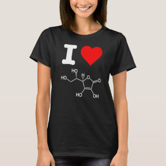 I Kärlek Vitamin C Skinkare Ingredienser Acne Chem T Shirt