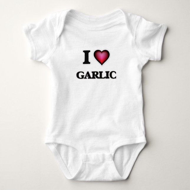 I Kärlek vitlök Tee Shirt (Framsida)