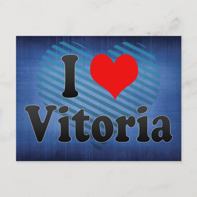 I Kärlek Vitoria, Brasilien Vykort (Framsida)