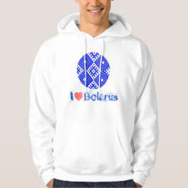 I Kärlek Vitrysslands folkgrupp Mönster В ы к ш и Hoodie