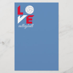 I Kärlek volleyball Flygblad