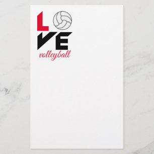 I Kärlek volleyball Flygblad