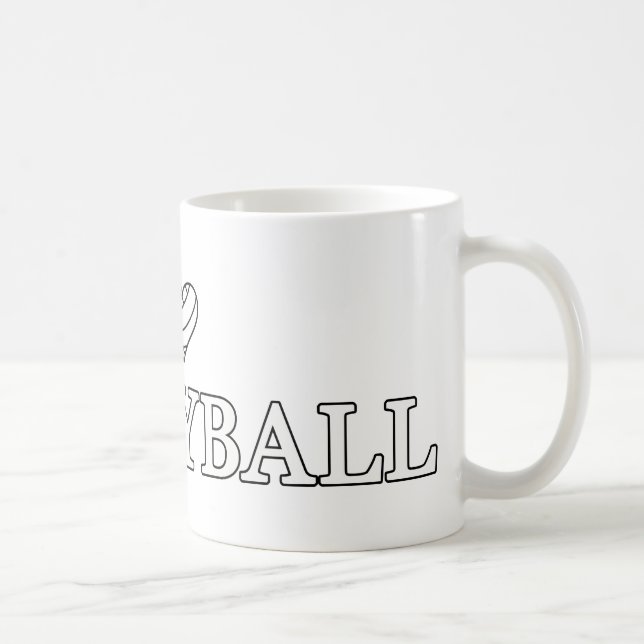 I Kärlek Volleyball Kaffemugg (Höger)