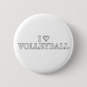 I Kärlek Volleyball Knapp