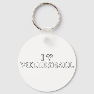 I Kärlek Volleyball Nyckelring