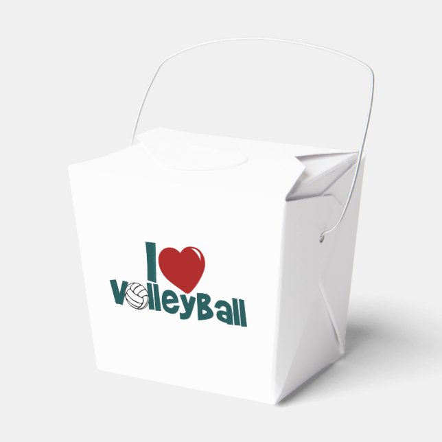 I Kärlek Volleyball Presentaskar (Framsidan Sidan)
