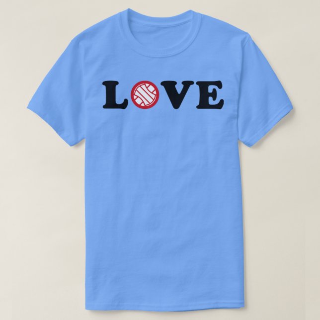 I Kärlek Volleyball T Shirt (Design framsida)