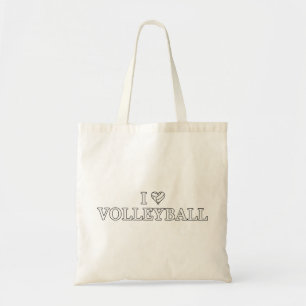 I Kärlek Volleyball Tygkasse