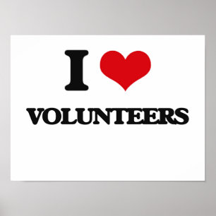 I kärlek Volunteers Poster