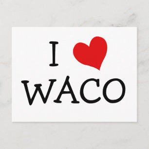 I Kärlek Waco Vykort