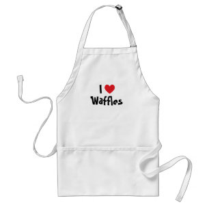 I Kärlek Waffles Förkläde