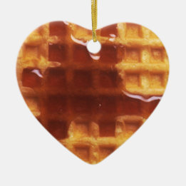 I Kärlek Waffles Ornament