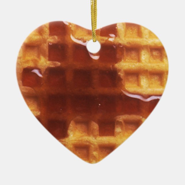 I Kärlek Waffles Ornament (Framsidan)