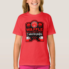 I kärlek Waffles T Shirt