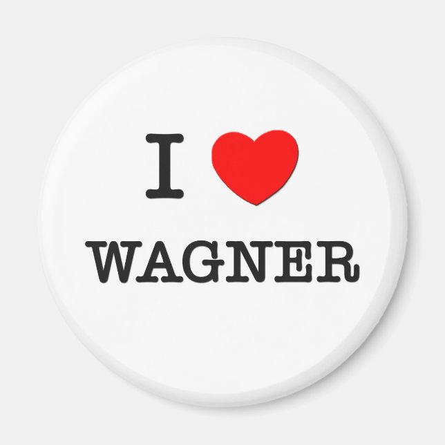 I Kärlek Wagner Magnet (Framsidan)