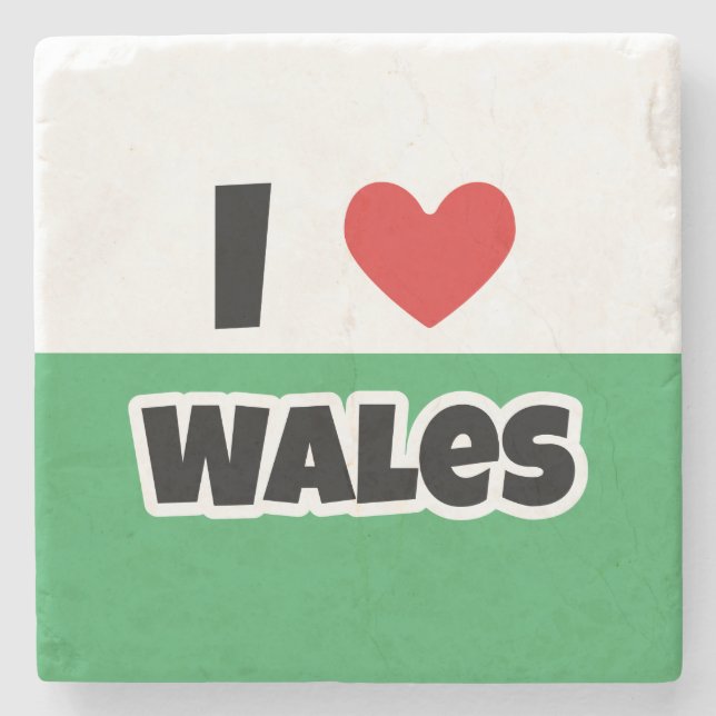 I kärlek Wales Stenunderlägg (Framsidan)